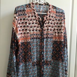 Free People oversized blouse